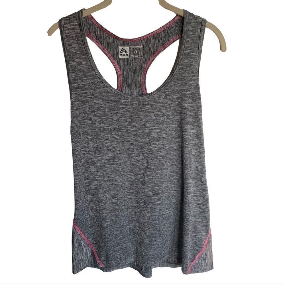 RBX Grey Racerback Tank Top Size Large